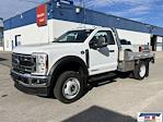 2025 Ford F-550 Regular Cab DRW 4x4 M H EBY Flatbed Truck for sale #15390 - photo 1