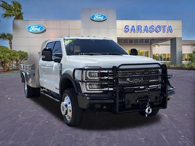 2024 Ford F-550 Crew Cab DRW 4WD Flatbed Truck for sale #EC06534B - photo 1