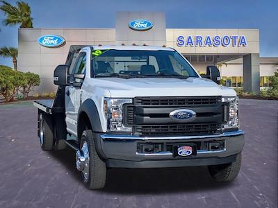 Used 2019 Ford F-550 Regular Cab Flatbed Truck for sale #EG54356A - photo 1