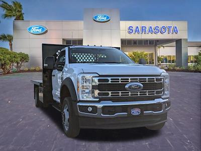 2024 Ford F-550 Regular Cab DRW RWD Flatbed Truck for sale #RDA33358 - photo 1
