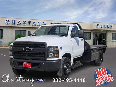 2021 Chevrolet Silverado 5500 Regular Cab DRW RWD Flatbed Truck for sale #REF09191A - photo 1