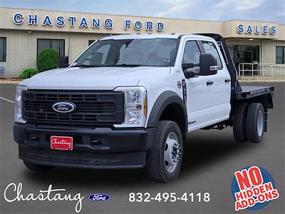 New 2025 Ford F-450 XL Crew Cab 9' 4" Bedrock Steel Flatbed Truck for sale #SED42154 - photo 1