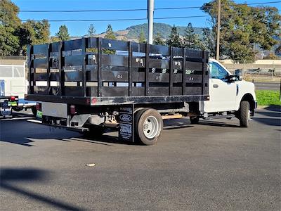 2021 Ford F-350 Regular Cab DRW 4x4, Harbor Black Boss Stake Bed for sale #FR22672 - photo 2