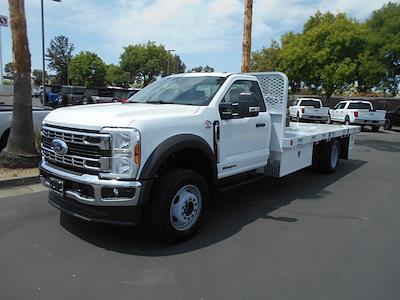 New 2024 Ford F-600 XL Regular Cab 4x4 17' Scelzi Steel Flatbed Truck for sale #13402 - photo 1