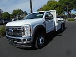 New 2025 Ford F-550 XL Regular Cab 4x4 12' Scelzi Steel Flatbed Truck for sale #14181 - photo 1