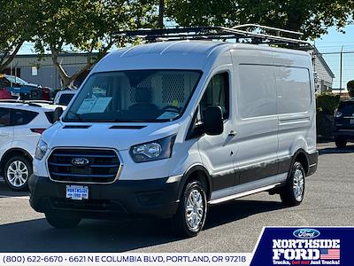 Used 2022 Ford E-Transit 350 Medium Roof Upfitted Cargo Van for sale #55779A - photo 1