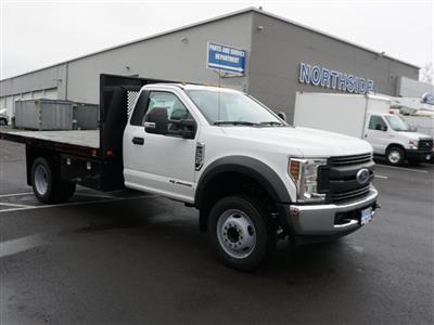 New 2019 Ford F-550 XL w/ 12' Flatbed Regular Cab 4x2 12' 3" Knapheide Flatbed Truck for sale #5845 - photo 2