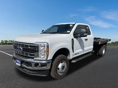 New 2023 Ford F-350 Super Cab 4x4 9' 6" Monroe Truck Equipment Steel Flatbed Truck for sale #F3183 - photo 1