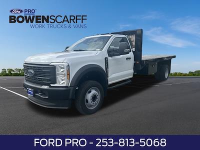 New 2024 Ford F-450 Regular Cab 16' 5" Knapheide Steel Flatbed Truck for sale #F4122 - photo 1