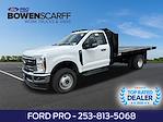 New 2025 Ford F-350 XL Regular Cab 4x4 12' 6" Monroe Truck Equipment Steel Flatbed Truck for sale #F4887 - photo 1