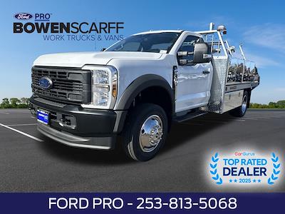 2025 Ford F-550 Regular Cab DRW 4WD The Fab Shop Flatbed Truck for sale #F4972 - photo 1
