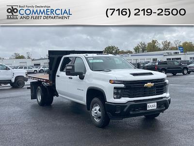 2024 Chevrolet Silverado 3500 Crew Cab 4WD, Morgan Truck Body Prostake Platform Body Flatbed Truck for sale #24C294T - photo 1