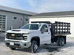 2025 Chevrolet Silverado 3500 Regular Cab 4WD, Stake Bed for sale #25C27T - photo 4