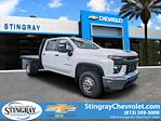 Used 2021 Chevrolet Silverado 3500 Work Truck Crew Cab 4x4 9' 6" Knapheide PGNB Gooseneck Flatbed Truck for sale #MF203966 - photo 1