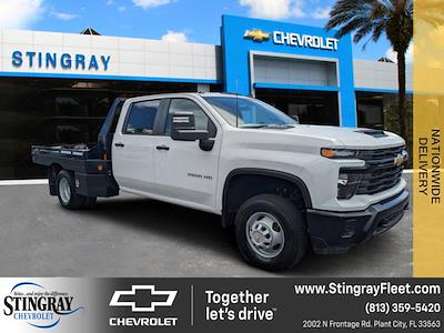 2024 Chevrolet Silverado 3500 Crew Cab 4WD, Hillsboro GII Steel Flatbed Truck for sale #RF308157 - photo 1