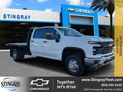 2024 Chevrolet Silverado 3500 Crew Cab 4WD, Knapheide PGTB Utility Gooseneck Flatbed Truck for sale #RF429218 - photo 1