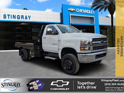 2024 Chevrolet Silverado 5500 Regular Cab DRW 4WD, Hillsboro GII Steel Flatbed Truck for sale #RH204299 - photo 1