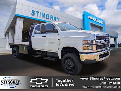 2024 Chevrolet Silverado 5500 Crew Cab DRW 4WD Knapheide Flatbed Truck for sale #RH464384 - photo 1