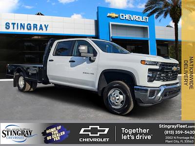 2025 Chevrolet Silverado 3500 Crew Cab 4WD, Knapheide PGTC Gooseneck Flatbed Truck for sale #SF118956 - photo 1