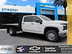 New 2025 Chevrolet Silverado 3500 Work Truck Crew Cab 10' 5" Knapheide Steel Flatbed Truck for sale #SF278446 - photo 1