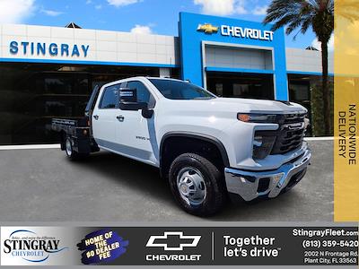 2025 Chevrolet Silverado 3500 Crew Cab DRW 4WD Flatbed Truck for sale #SF330589 - photo 1