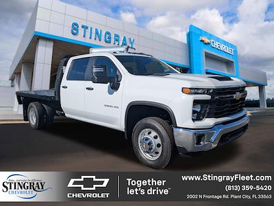 2025 Chevrolet Silverado 3500 Crew Cab DRW 4WD Knapheide Flatbed Truck for sale #SF359099 - photo 1