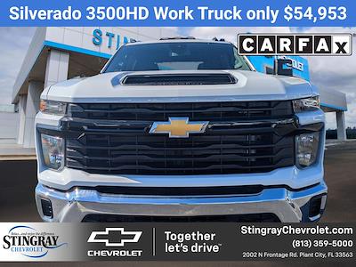 New 2025 Chevrolet Silverado 3500 Work Truck Crew Cab 4WD 10' 5" Knapheide Steel Flatbed Truck for sale #SF365871 - photo 2