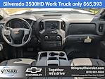 New 2025 Chevrolet Silverado 3500 Work Truck Crew Cab 4WD 9' 6" Knapheide Steel Flatbed Truck with Gooseneck Hitch for sale #SF370932 - photo 14