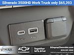 New 2025 Chevrolet Silverado 3500 Work Truck Crew Cab 4WD 9' 6" Knapheide Steel Flatbed Truck with Gooseneck Hitch for sale #SF370932 - photo 20