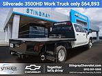 New 2025 Chevrolet Silverado 3500 Work Truck Crew Cab 4WD 9' 6" Knapheide Steel Flatbed Truck with Gooseneck Hitch for sale #SF370932 - photo 2