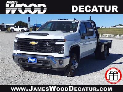 2024 Chevrolet Silverado 3500 Crew Cab 4WD, Bedrock Diamond Series Flatbed Truck for sale #143878 - photo 1