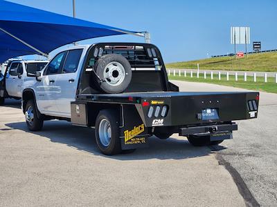 New 2025 Chevrolet Silverado 3500 Work Truck Crew Cab 4WD 9' 4" CM Truck Beds Steel Flatbed Truck with Gooseneck Hitch for sale #153338 - photo 2