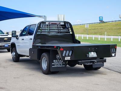New 2025 Chevrolet Silverado 3500 Work Truck Crew Cab 4WD 9' 4" CM Truck Beds Steel Flatbed Truck with Gooseneck Hitch for sale #153354 - photo 2