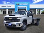 New 2025 Chevrolet Silverado 3500 Work Truck Regular Cab 4WD 11' 6" Knapheide Steel Flatbed Truck for sale #153407 - photo 1