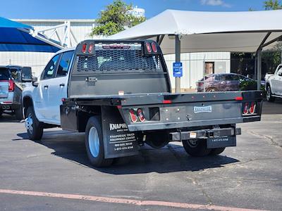 New 2025 Chevrolet Silverado 3500 Work Truck Crew Cab 4WD 9' 6" Knapheide Steel Flatbed Truck with Gooseneck Hitch for sale #153410 - photo 2