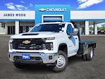 New 2025 Chevrolet Silverado 3500 Work Truck Regular Cab 4WD 11' 6" Knapheide Steel Flatbed Truck for sale #153411 - photo 1