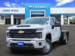 New 2025 Chevrolet Silverado 3500 Work Truck Crew Cab 4WD 9' 6" Knapheide Steel Flatbed Truck for sale #153430 - photo 1