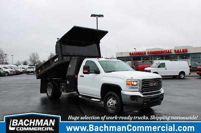 Used 2015 GMC Sierra 3500 Work Truck Regular Cab 4x4 Dump Truck for sale #23-5896A - photo 1