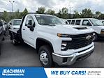 New 2025 Chevrolet Silverado 3500 Work Truck Regular Cab 4WD 9' 4" CM Truck Beds Steel Flatbed Truck with Gooseneck Hitch for sale #25-5317 - photo 1