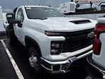 New 2025 Chevrolet Silverado 3500 Work Truck Regular Cab 4WD 9' 5" Blue Ridge Manufacturing Flatbed Truck with Gooseneck Hitch for sale #25-5333 - photo 3