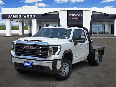 New 2025 GMC Sierra 3500 Pro Crew Cab 4WD Flatbed Truck for sale #153165 - photo 1