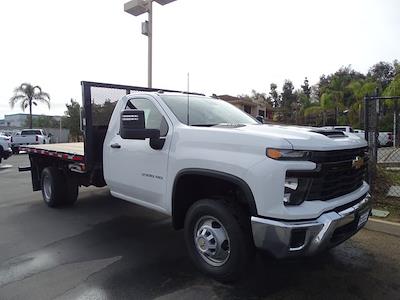 2025 Chevrolet Silverado 3500 Regular Cab 4x2, Morgan Truck Body Prostake Platform Body Flatbed Truck for sale #250407 - photo 1