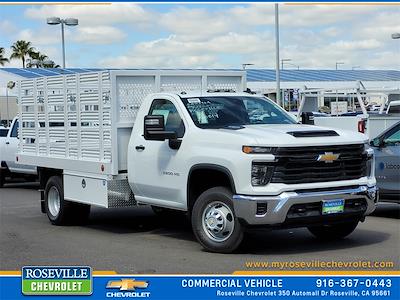 2024 Chevrolet Silverado 3500 Regular Cab 4x2, Royal Truck Body Stake Bed for sale #24F0153 - photo 1