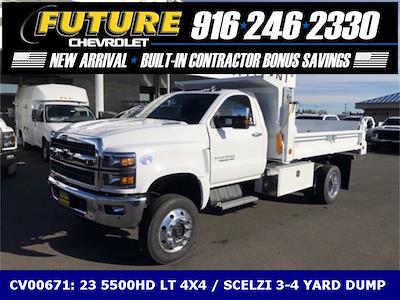 New 2023 Chevrolet Silverado 5500 1LT Regular Cab 4x4, Scelzi Dump Truck for sale #CV00671 - photo 1