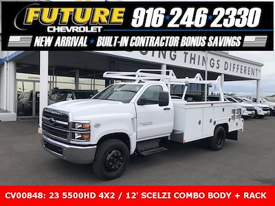 2023 Chevrolet Silverado 5500 Regular Cab DRW 4x2, Scelzi SEC Combo Body for sale #CV00848 - photo 1