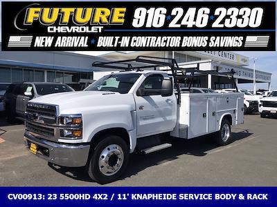 2023 Chevrolet Silverado 5500 Regular Cab DRW 4x2, Knapheide Steel Service Body Service Truck for sale #CV00913 - photo 1