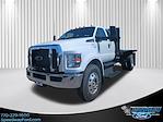 New 2025 Ford F-650 Super Cab Steel Flatbed Truck for sale #25F084 - photo 1