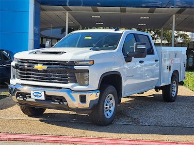 2024 Chevrolet Silverado 3500 Crew Cab 4WD, Bedrock Diamond Series Flatbed Truck for sale #CF1961 - photo 1