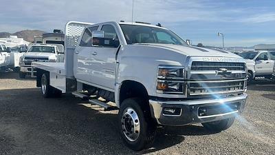 2024 Chevrolet Silverado 5500 Crew Cab DRW 4WD, Scelzi WFB Flatbed Truck for sale #CC24609 - photo 1