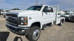 2024 Chevrolet Silverado 5500 Crew Cab DRW 4WD, Scelzi WFB Flatbed Truck for sale #CC24609 - photo 4